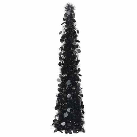 VidaXL künstlicher Weihnachtsbaum Pop-up 120 cm Kappe schwarz