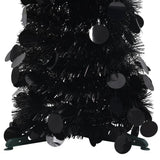 Vidaxl Kunstkerstboom Popup 180 cm Pap Black