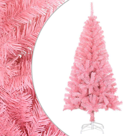 Vidaxl Kunstkerstboom mit Standard 150 cm PVC Pink