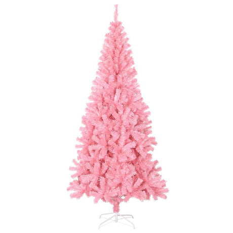 Vidaxl Kunstkerstboom mit Standard 210 cm PVC Pink