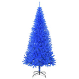 Vidaxl kunstkerstboom met standaard 180 cm pvc blauw