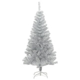 Vidaxl Kunstkerstboom mit Standard -Silberkappen von 150 cm Kappe