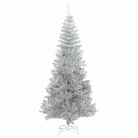 Vidaxl Kunstkerstboom mit Standard -Silberkappe mit 180 cm