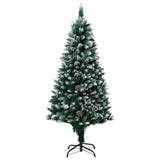 Vidaxl Kunstkerstboom mit Kiefernkegeln und weißem Schnee 150 cm