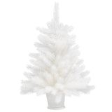 Vidaxl Kunstkerstboom mit lebensechten Nadeln 65 cm Weiß