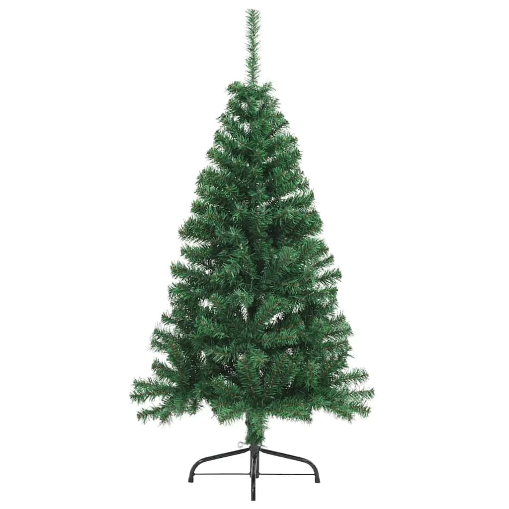 Vidaxl Kunstkerstboom med standard halv 150 cm PVC grønn