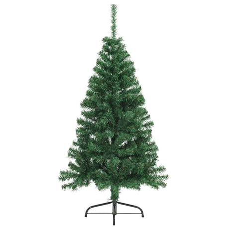 Vidaxl Kunstkerstboom mit Standardhälften 150 cm PVC Grün