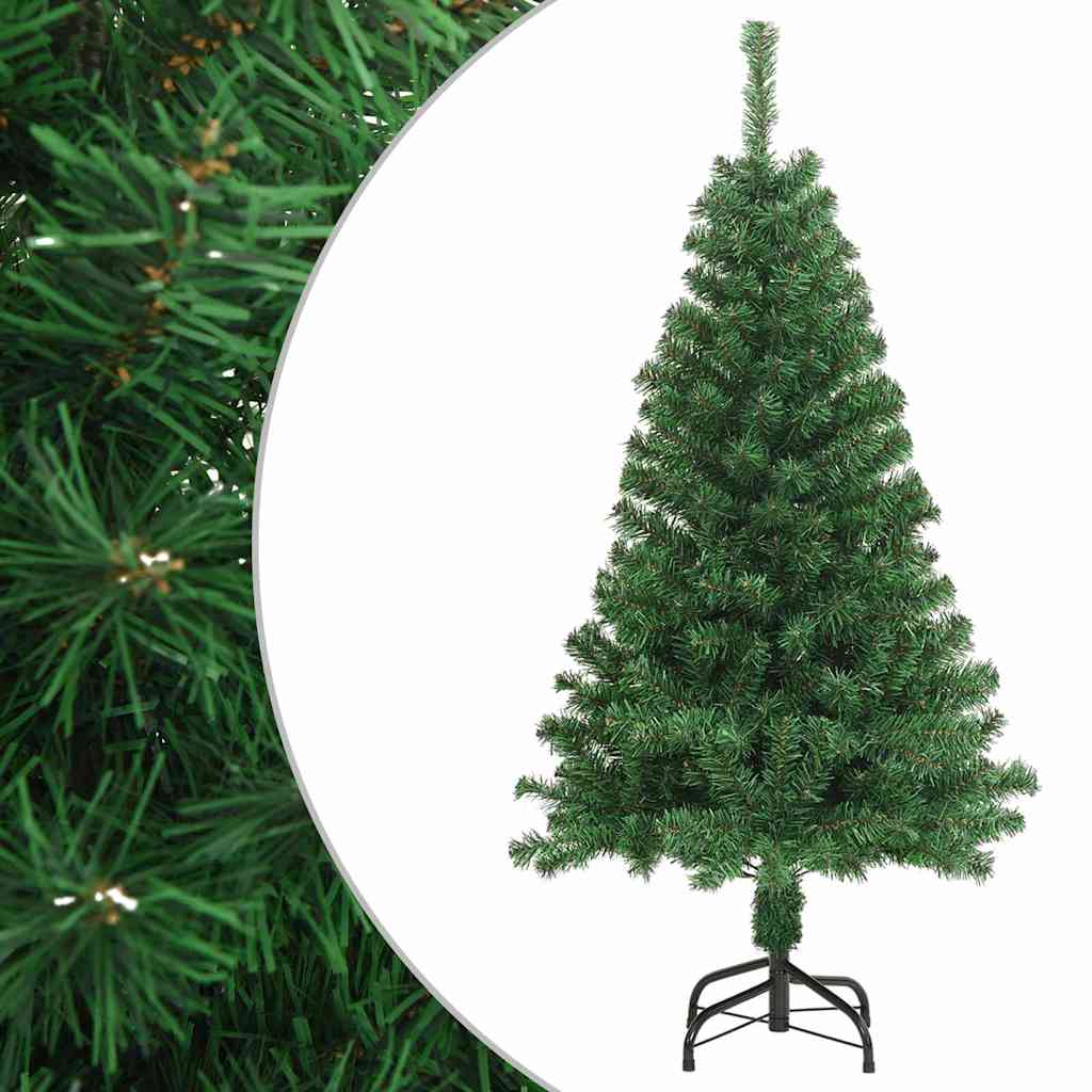 Vidaxl Kunstkerstboom mit dicken Zweigen 150 cm PVC Grün