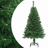 Vidaxl Kunstkerstboom mit dicken Zweigen 150 cm PVC Grün