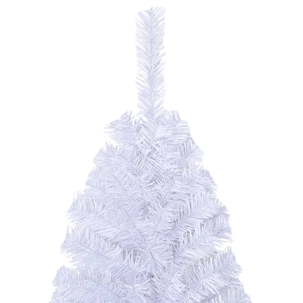 Vidaxl Kunstkerstboom con filiali spessi 180 cm PVC bianco