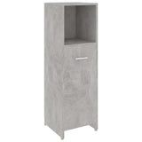 Vidaxl badkamerkast 30x30x95 cm bewerkt hout betongrijs