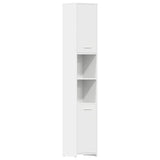 Vidaxl badkamerkast 30x30x183,5 cm bewerkt hout wit