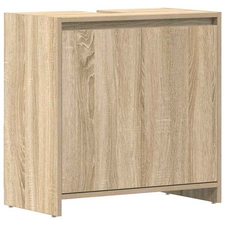 Vidaxl badkamerkast 60x33x61 cm bewerkt hout sonoma eikenkleurig