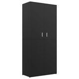 VidaXL shoe cabinet 80x39x178 cm Properted Wood Black