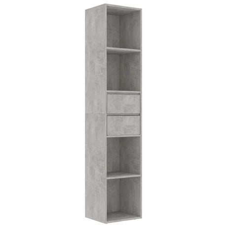 Vidaxl boekenkast 36x30x171 cm bewerkt hout betongrijs