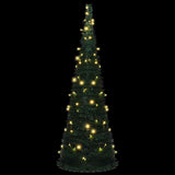Vidaxl Kunstkerstboom mit Beleuchtung Popup 180 cm Grün