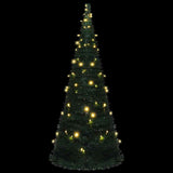 Vidaxl Kunstkerstboom mit Beleuchtung Pop-up 210 cm Grün