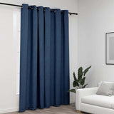 Vidaxl Curtain -Leinen sehen mit den Augen 290x245 cm blau aus.