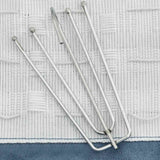 Vidaxl Vorhänge Leinenook Blackout Haken 2 ST 140x245 cm Blau