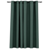Vidaxl Curtain -Leinen sehen mit den Augen 290x245 cm grün aus