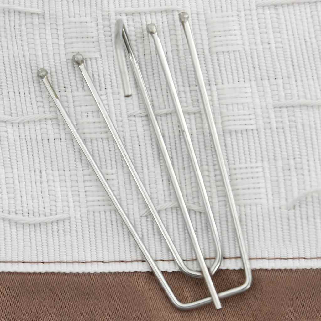 Vidaxl Vorhänge Leinenook Blackout Haken 2 PCs 140x225 cm Taupe