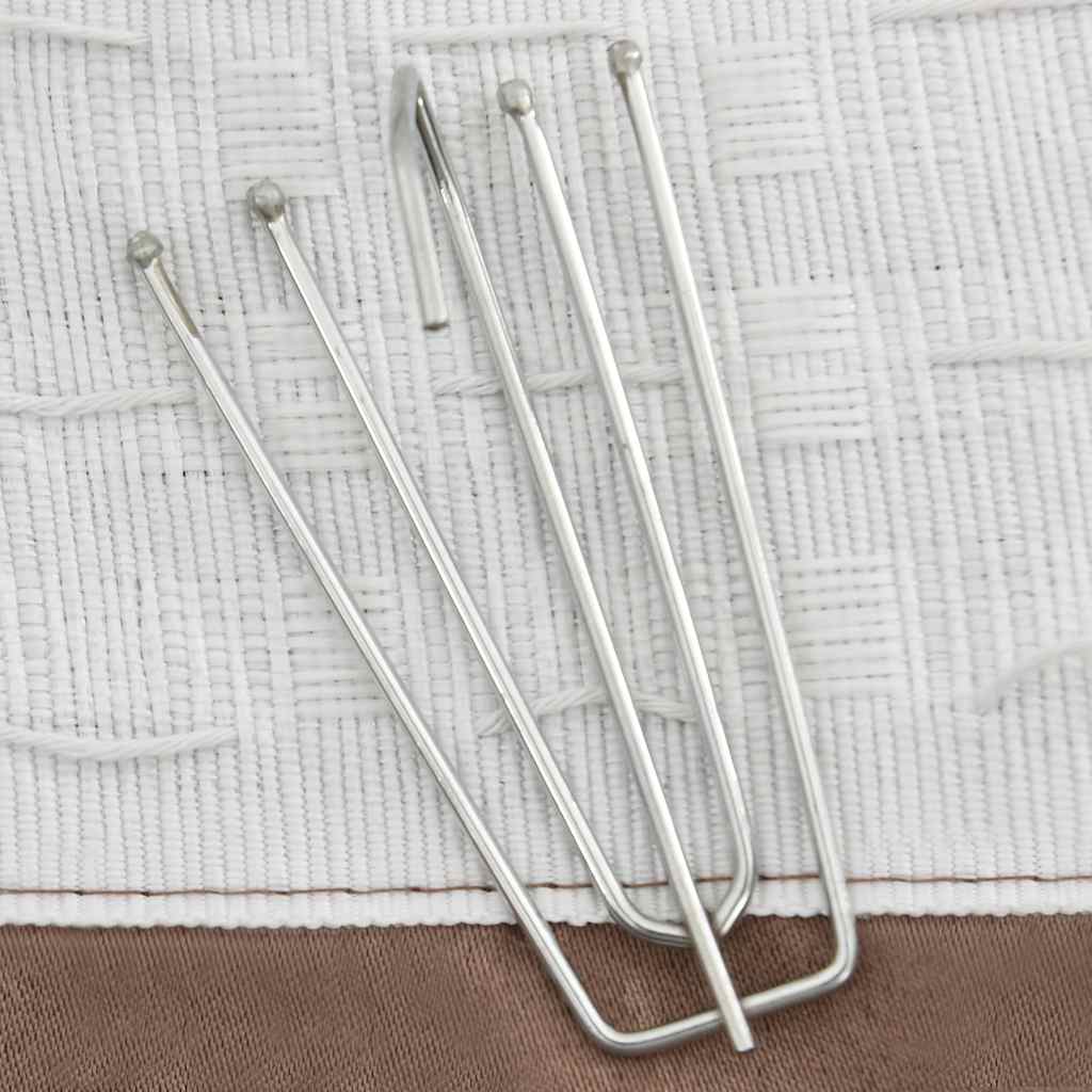 Vidaxl zavese Lanen Look Darming Hooks 2 St 140x245 cm Taupe