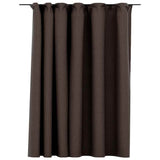 Vidaxl Curtain -Leinen sehen mit Haken 290x245 cm Taupe verdammt aus