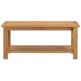 Vidaxl salontafel 90x45x40 cm massief eikenhout