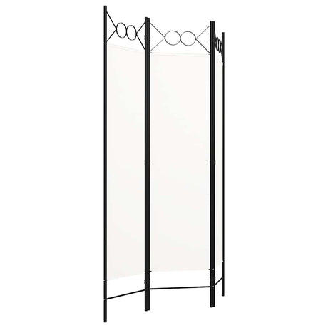 Vidaxl kamerscherm met 3 panelen 120x180 cm wit
