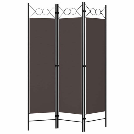 Vidaxl kamerscherm met 3 panelen 120x180 cm bruin