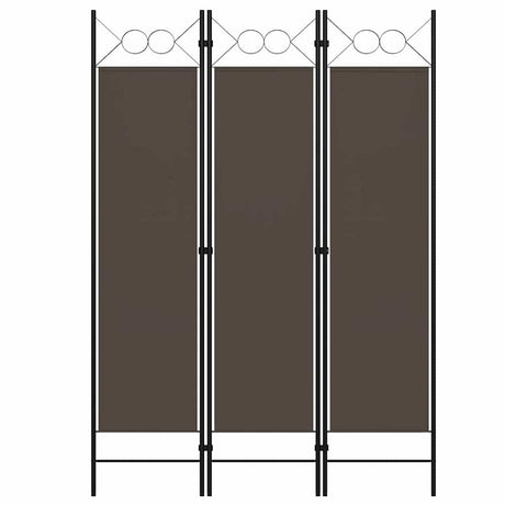 Vidaxl kamerscherm met 3 panelen 120x180 cm antraciet
