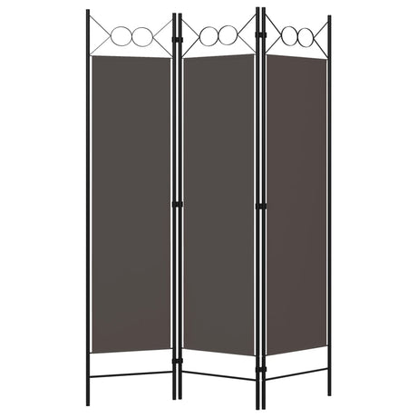 Vidaxl kamerscherm met 3 panelen 120x180 cm antraciet