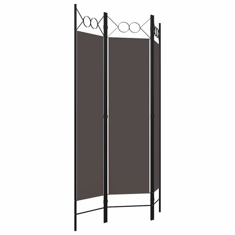 Vidaxl kamerscherm met 3 panelen 120x180 cm antraciet