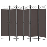 Vidaxl kamerscherm met 6 panelen 240x180 cm antraciet