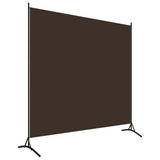 Vidaxl kamerscherm met 1 paneel 175x180 cm bruin