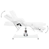 Vidaxl Massage Tabell 180x62x (87-112) cm vit