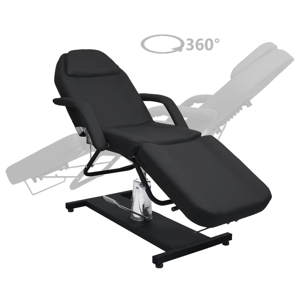 Vidaxl Massage Tabel 180x62x (87-112) CM sort