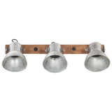 Vidaxl Wall lamp Industrial E27 65x25 cm silver colored