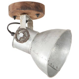 Vidaxl Wall loftslamper Industriel 2 st e27 20x25 cm sølvfarvet