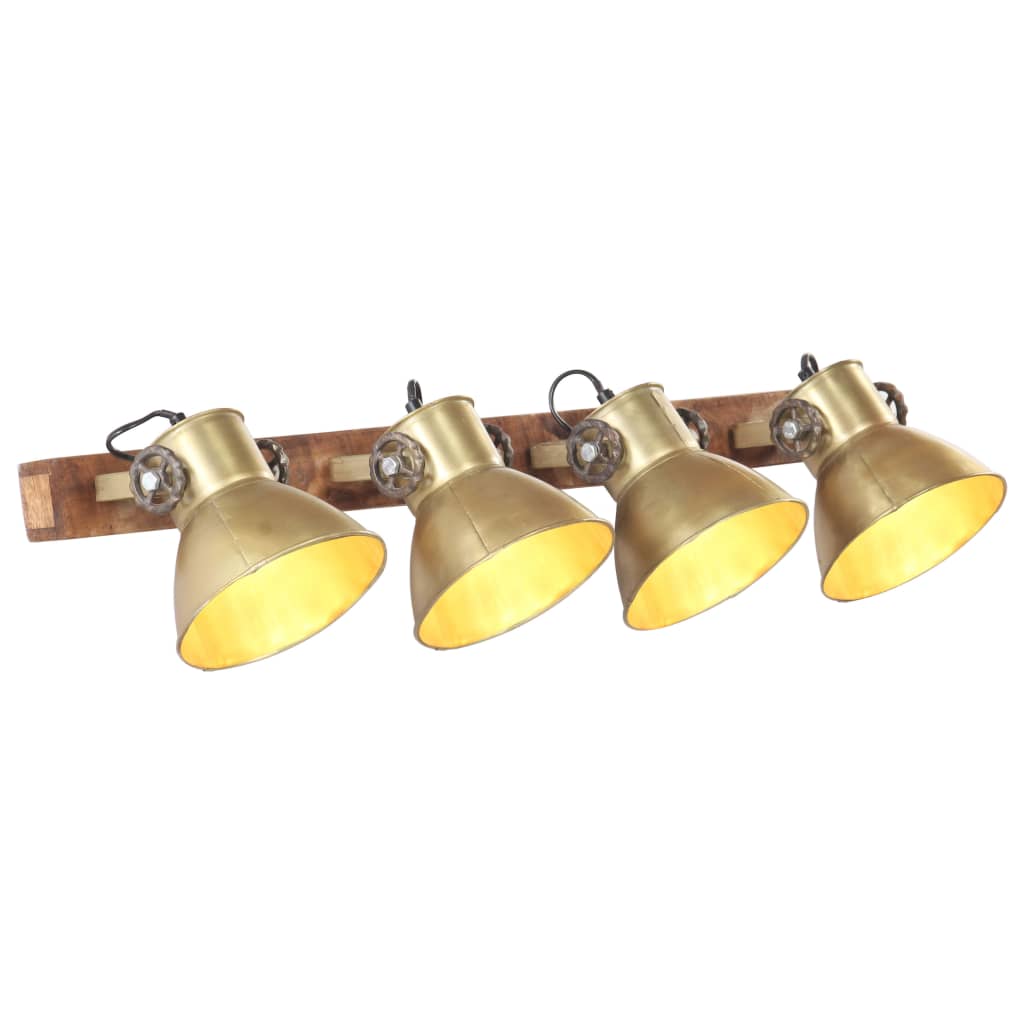 Vidaxl Wall Lamp Industrial E27 90x25 cm en laiton -colored