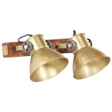 Vidaxl Wall Lamp Industrial E27 45x25 cm messing -farvet