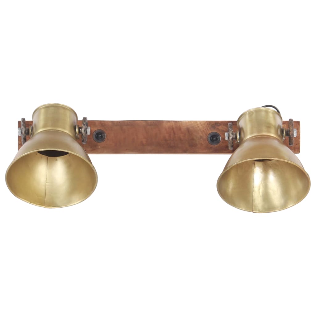 Vidaxl Wall Lamp Industrial E27 45x25 cm en laiton -colored