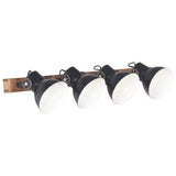 Vidaxl Wandlampe Industrial E27 90x25 cm Schwarz