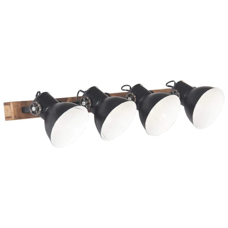 Vidaxl Wandlampe Industrial E27 90x25 cm Schwarz