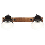 Vidaxl Wall Lamp Industrial E27 45x25 cm črna