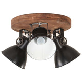 VidaXL Deckenleuchte Industrie 25 W E27 42x27 cm schwarz