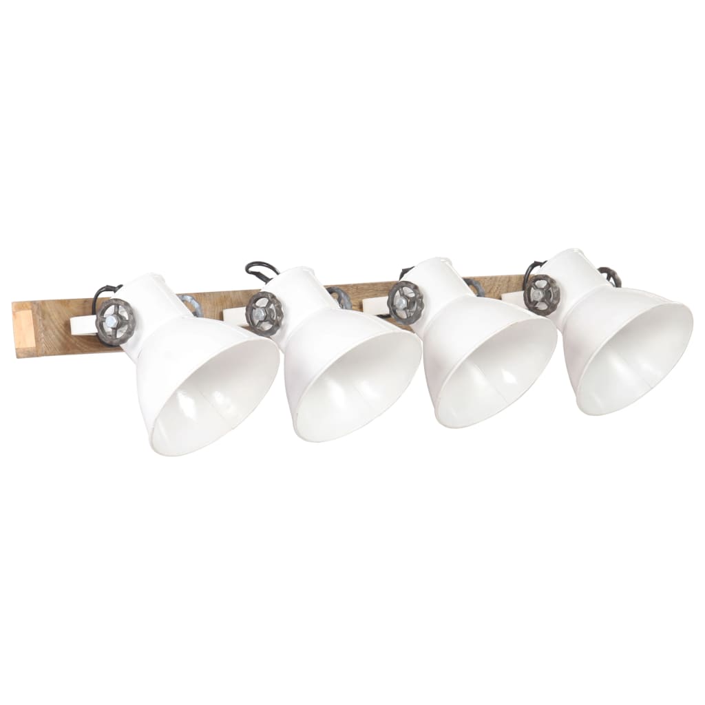 Vidaxl Wall Lamp Industrial E27 90x25 cm bela