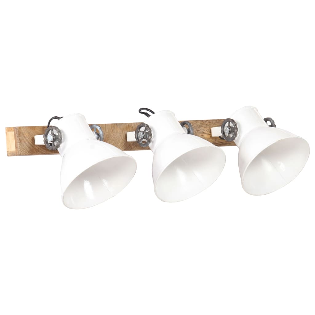 Vidaxl Wall Lamp Industrial E27 65x25 cm hvid