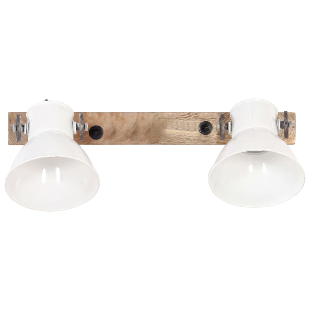 Vidaxl Wall Lamp Industrial E27 45x25 cm hvid