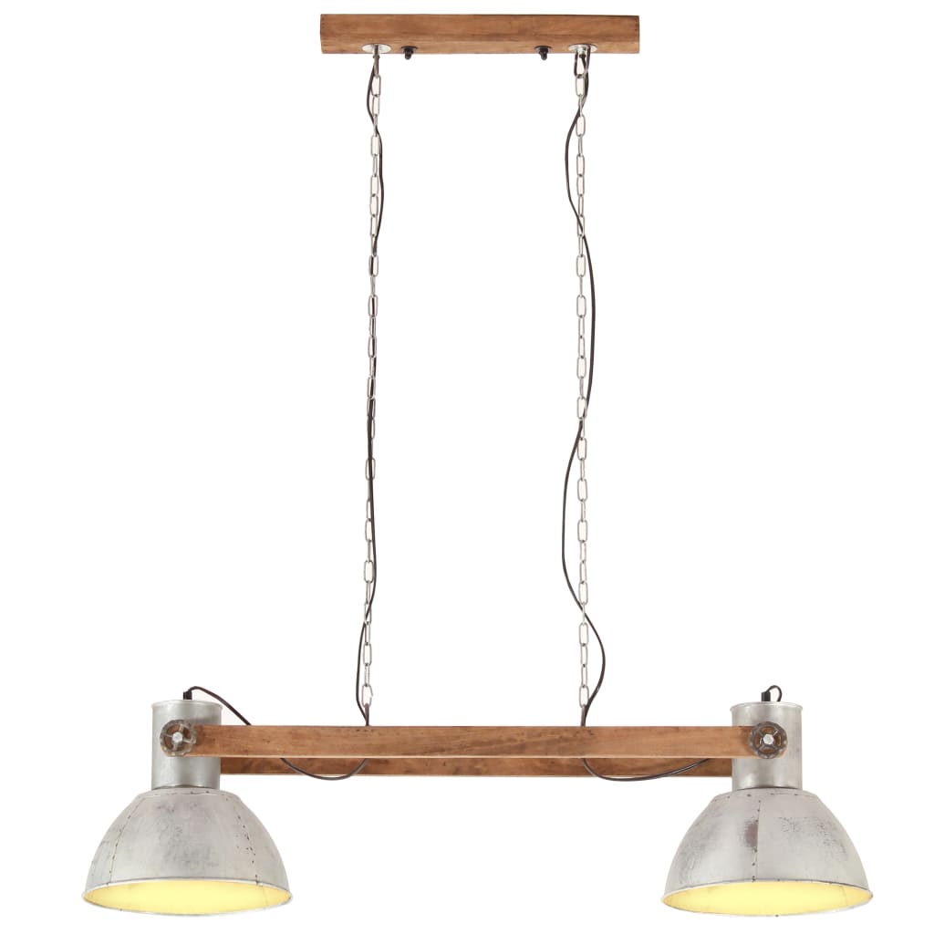 Vidaxl Hanging Lamp Industrial 25 W e27 109 cm sølvfarget